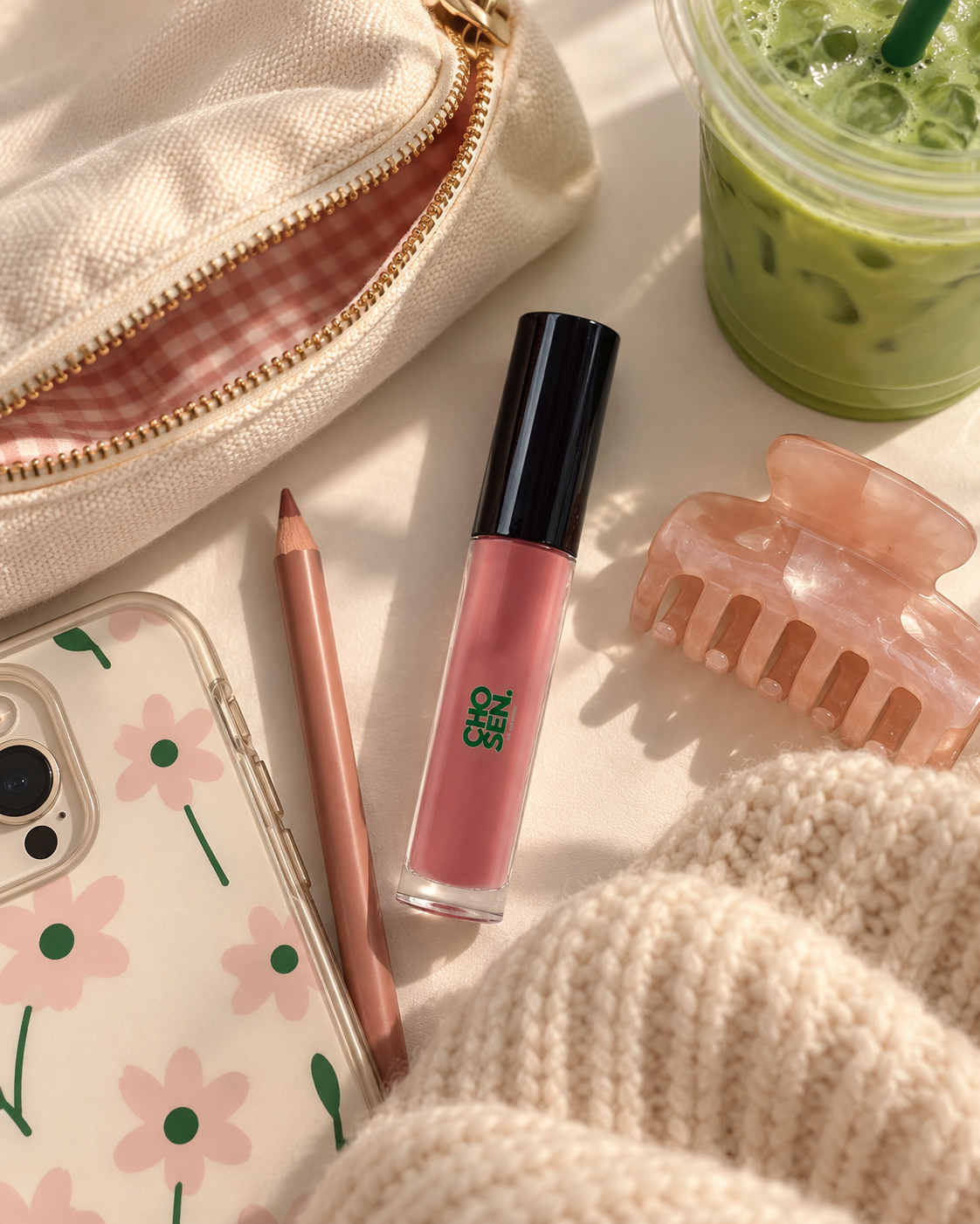 Lip Gloss - Warm Rose