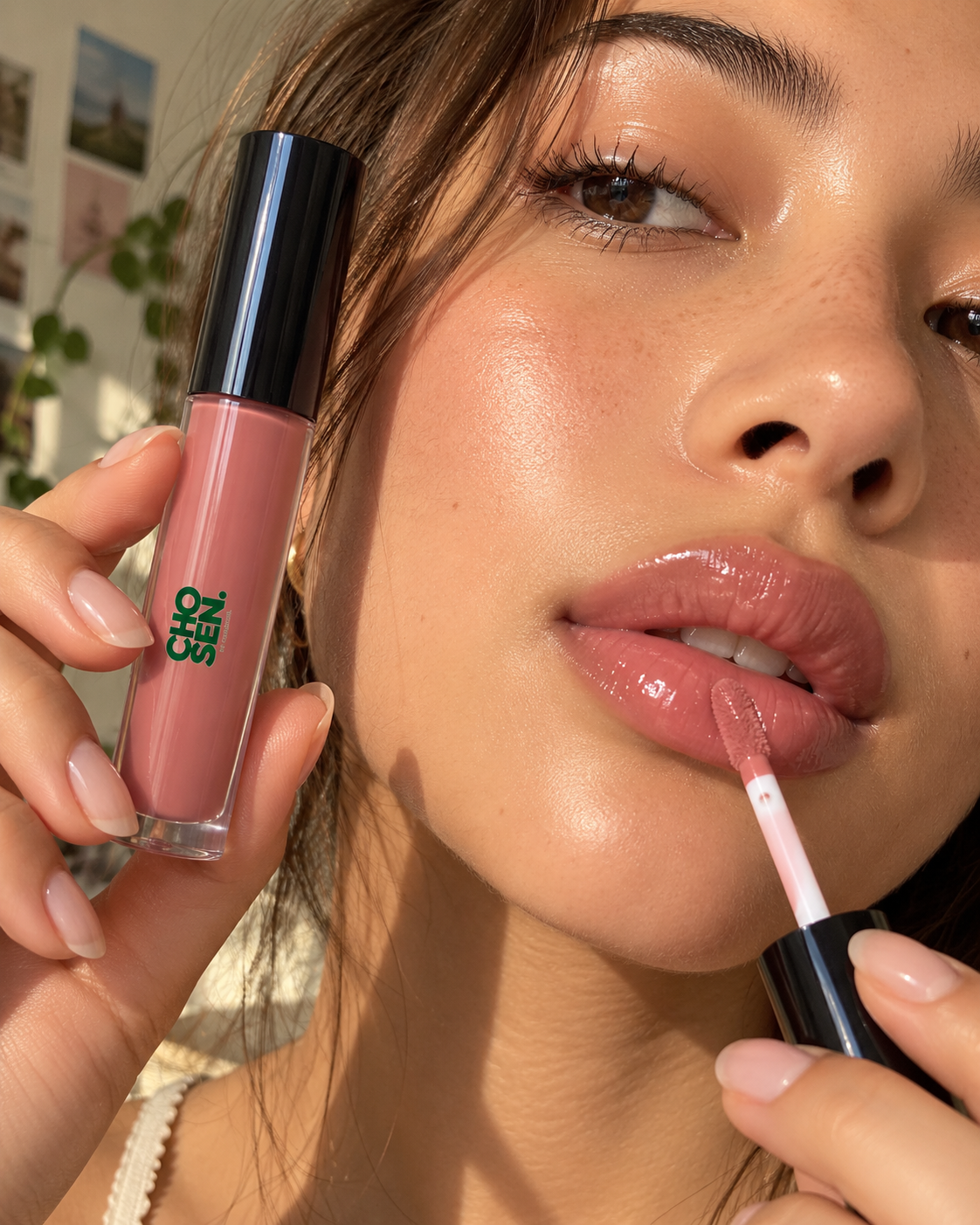 Lip Gloss - Warm Rose