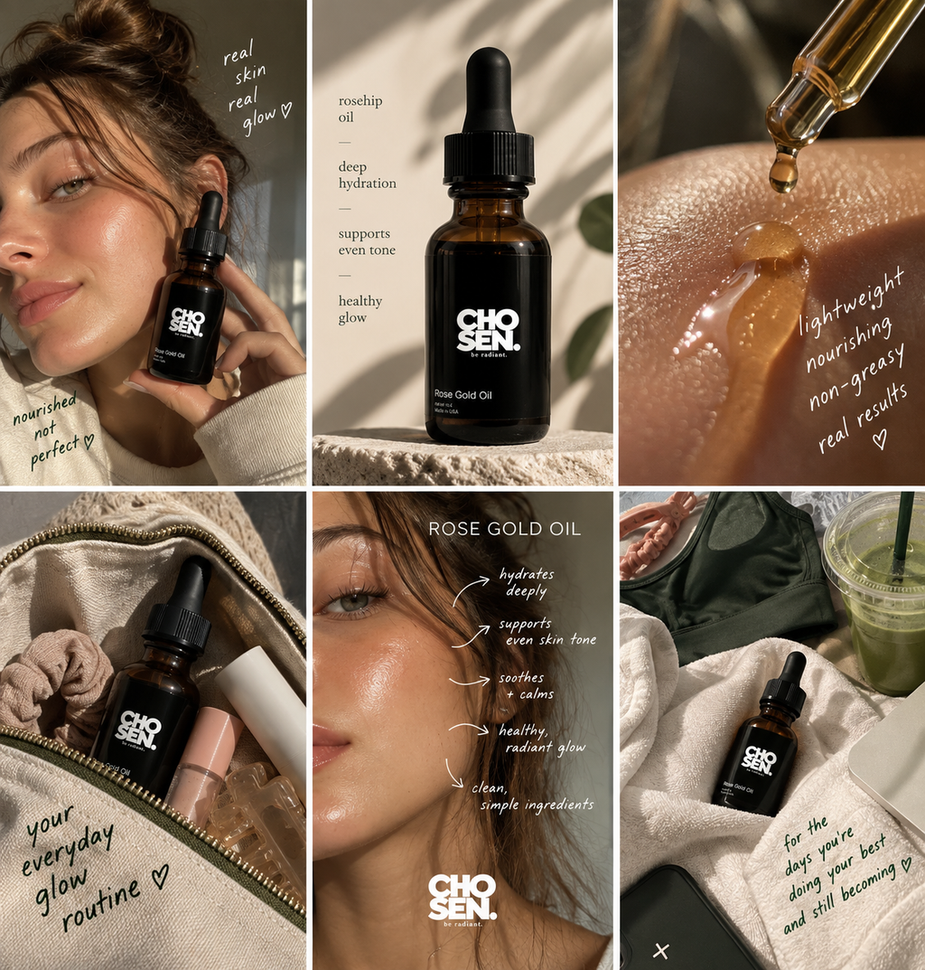 Heaven's Dew: Anti-aging Rose Gold Oil